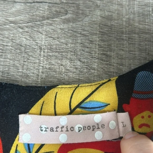 ModCloth / Traffic People monkey print fit and flare dress size L - Picture 8 of 11